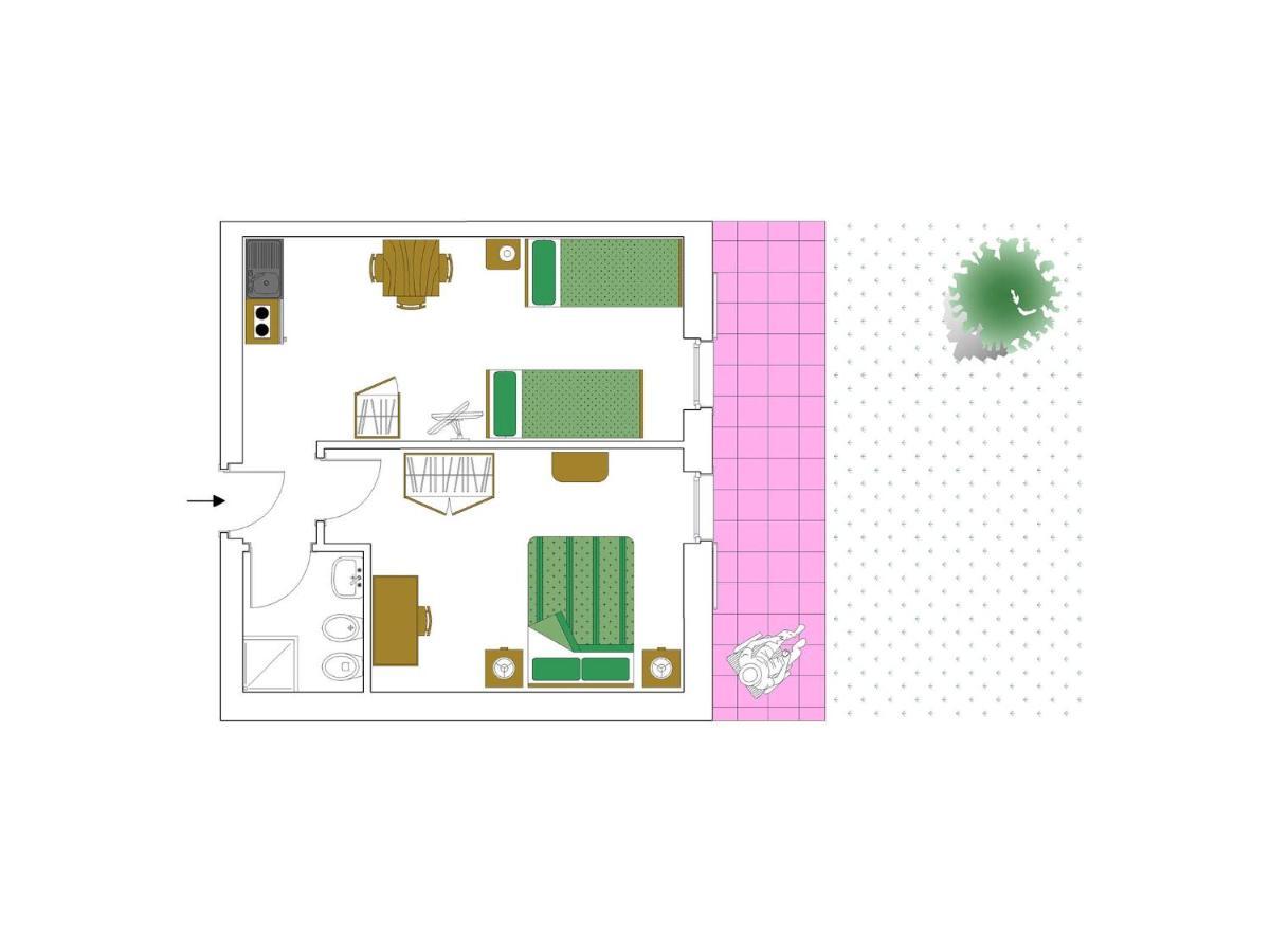 Hotel Elbele Garni 福尔加里亚 外观 照片
